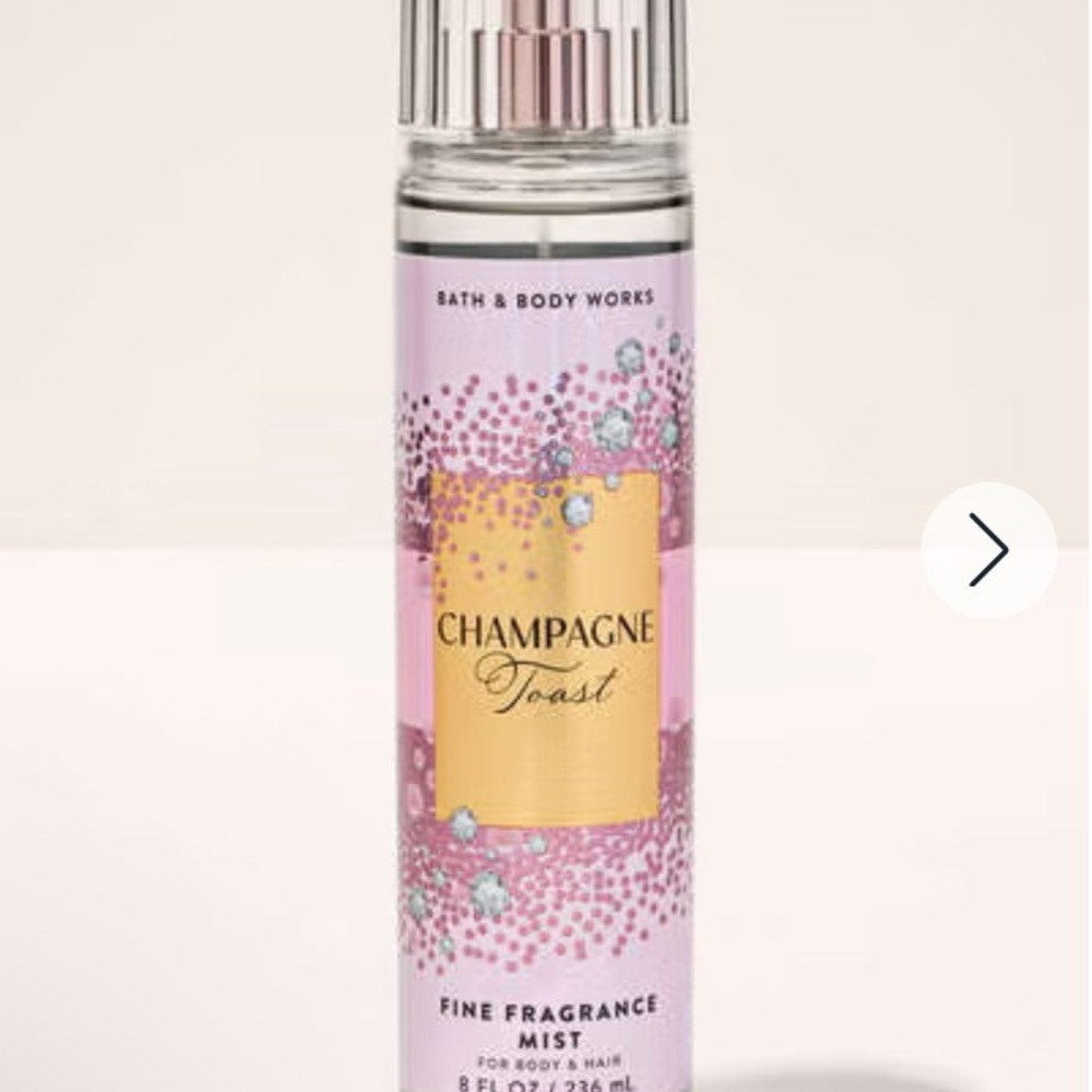 Bath & Body Works champagne toast body mist 8 oz